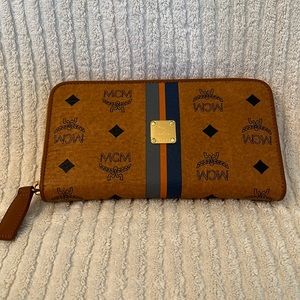 MCM Large Zip Around Wallet